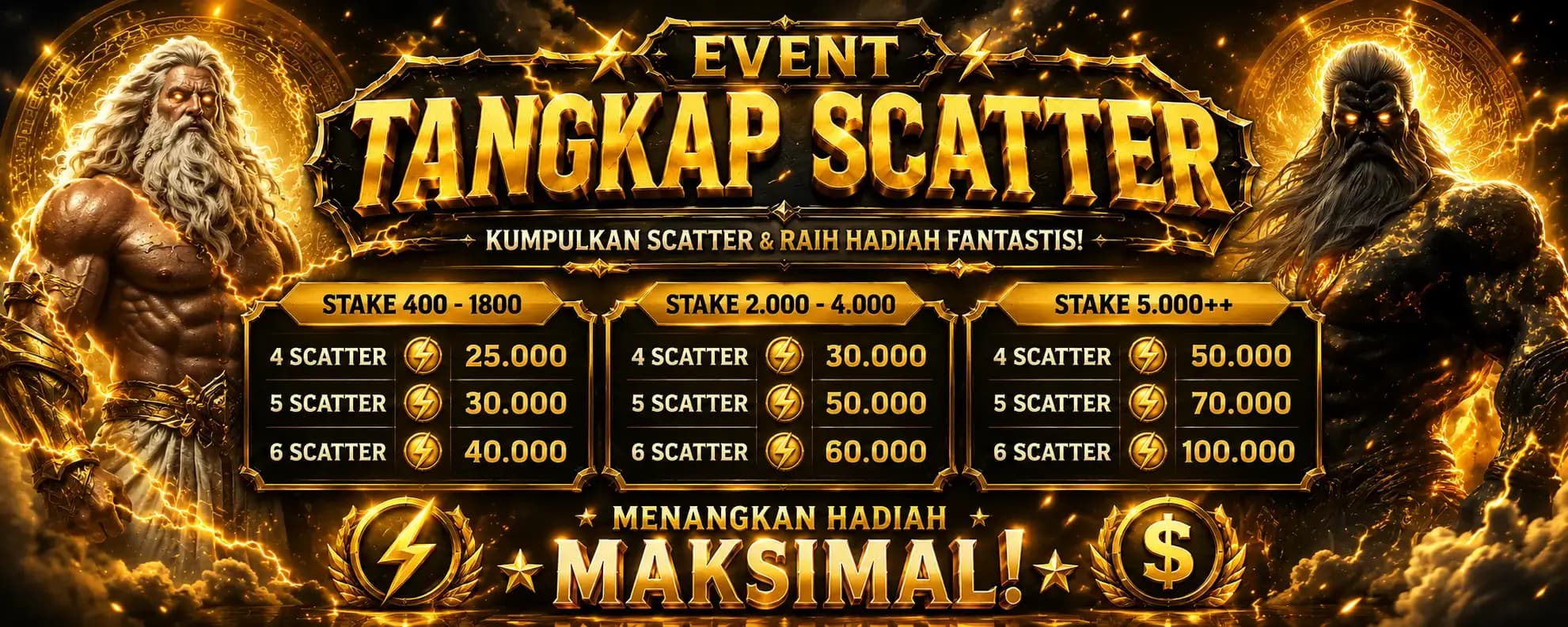 EVENT TANGKAP SCATTER